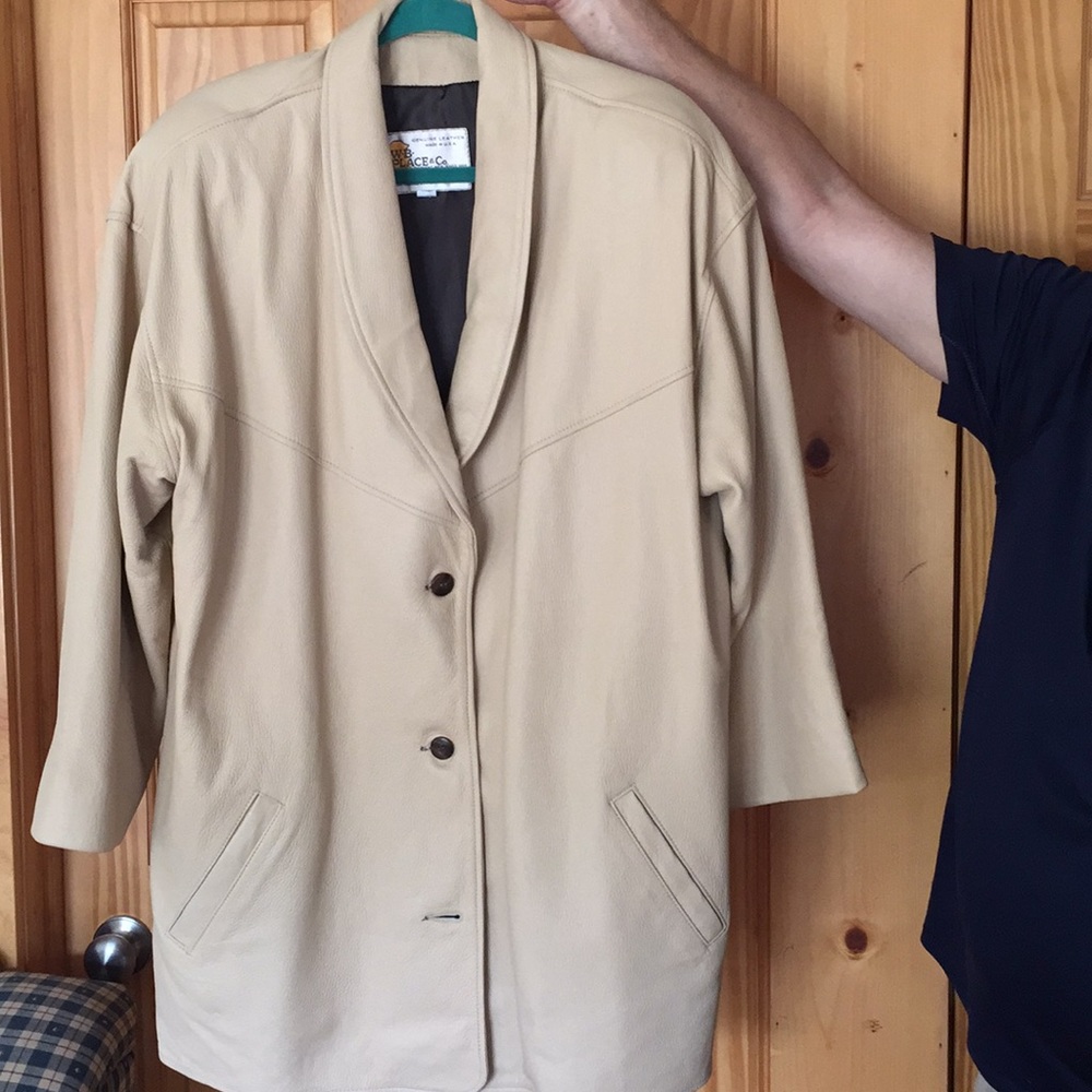 WB Place Leather Deerskin Coat